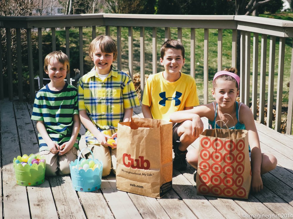 The Easter Bunny left lots of eggs at our household