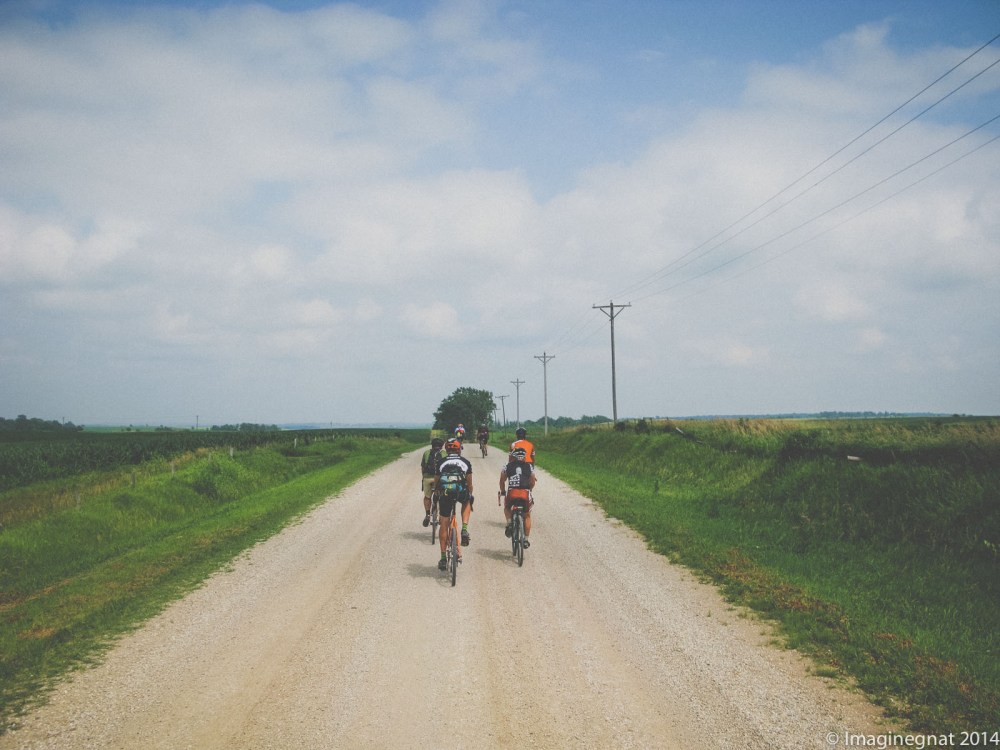 The crew rolling forward.